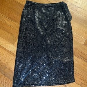 All Saints Allegra Shimmer High Skirt - size 4